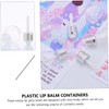 IWOWHERO 10pcs Creative Mini Bulb Shaped Lip Gloss Containers DIY
