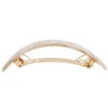 France Luxe Narrow Rectangle Volume Barrette - Alba