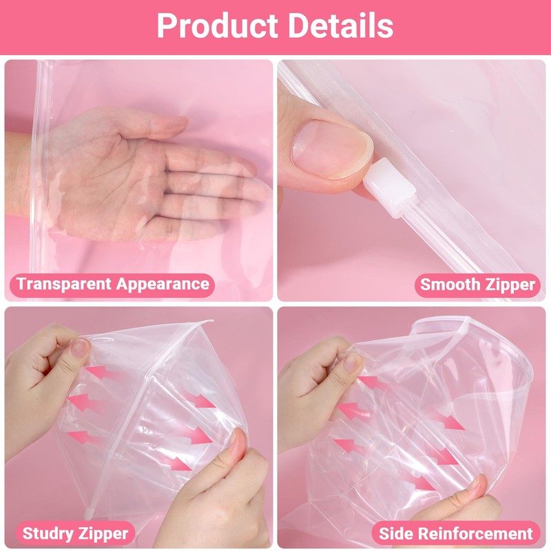 Svaldo Zip Bags Clothes, Pack of 50 25 x 35