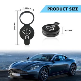 Car Windshield Wiper Fluid Reservoir Cap, Auto Liquid Tank Bottle Cap, Liquid Storage Bottle Tank Ring Lid Cover, Universal Vehicle Replacement Accessories Fit for OEM 1322730