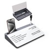 Varhomax Glass Desk Buddy Whiteboard with Storage