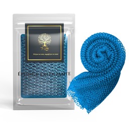 Sarhaana African Shower Net Djampe African Exfoliating Shower Sponge Bath Glove Soft Exfoliating Flower XL Bathroom Accessories Women Men Kids Body Scrub Mesh