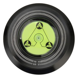 Turntable Recording Stabilizer Clamp Professional Noise Vibration Reducer Metal Recording Weight Stabilizer for LP Turntable (Black)