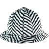 Kangol Women's Faux Fur Casual Beret Hat, Grey (herringbone)