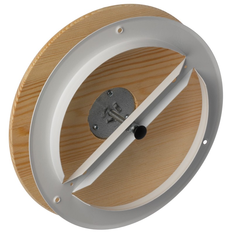 Diameter 160 mm Wooden Anemostat Exhaust Air Supply Plate Valve