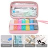 Restree Monthly Pill Organizer 28-Compartment Pill Case, 4 Times Daily