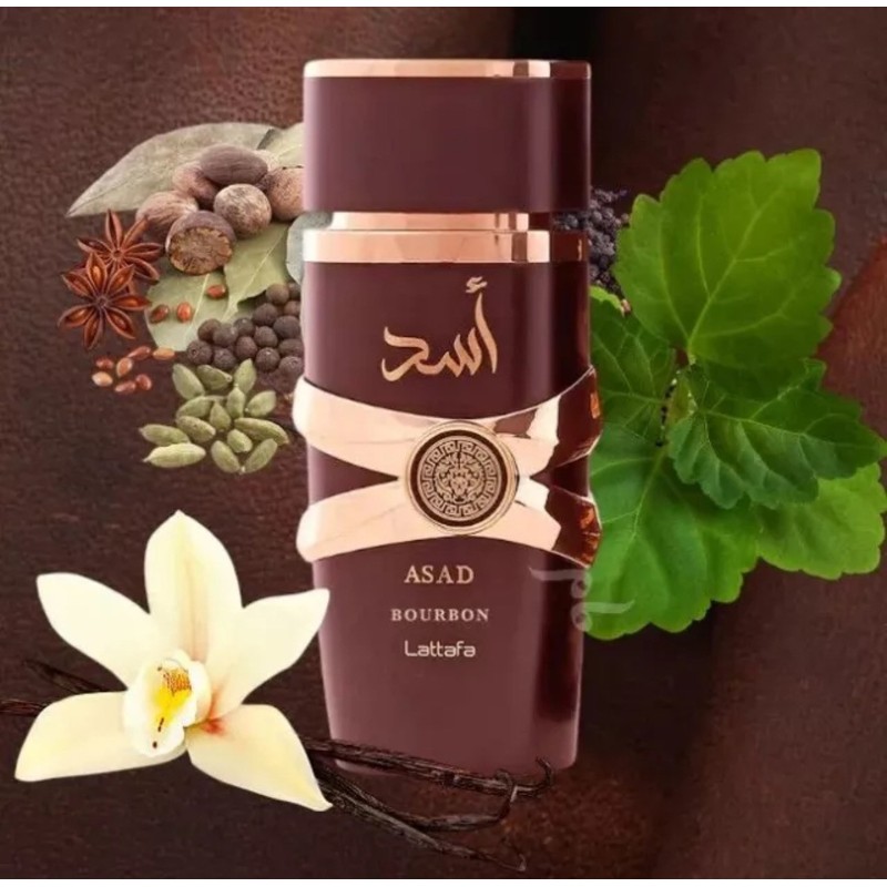 Lattafa Asad Bourbon by Lattafa Men EDP Perfume Spray 3.4