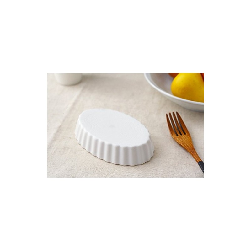 Oval Simple Au Gratin Plate, 5.1 inches (13 cm)