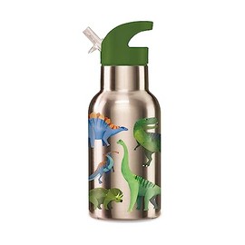 CROCODILE CREEK Dinosaur World Stainless Drinking Bottle 13.5 Ounce, 1 EA
