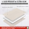 CISSOOK Compatible with MacBook Air 13.6 inch Case 2025 2024