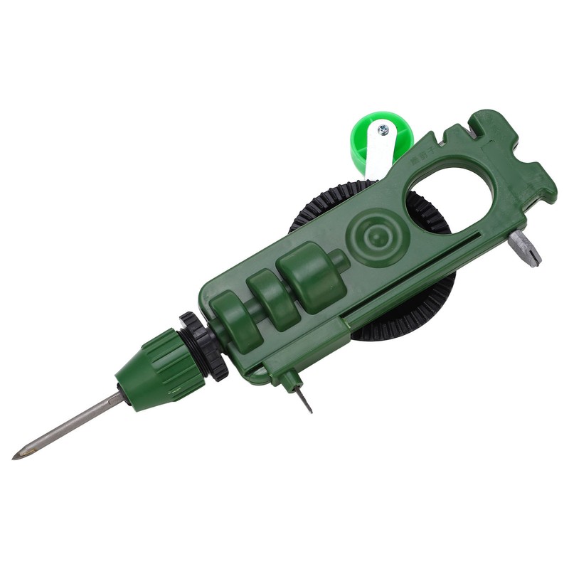 Multifunctional Hand Crank Drill Knife Sharpener Glass Cutter ABS Tool