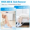Sock Aid Kit, Sock Puller Aid Easy On and Off,