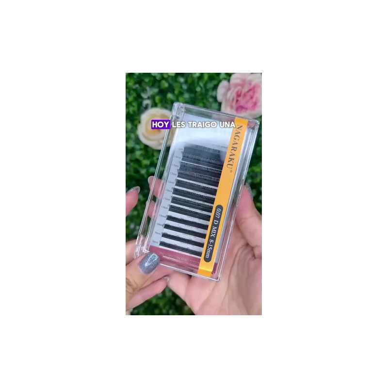 Pestañas Nagaraku 2d Uu Volumen Natural Extensiones Pestaña