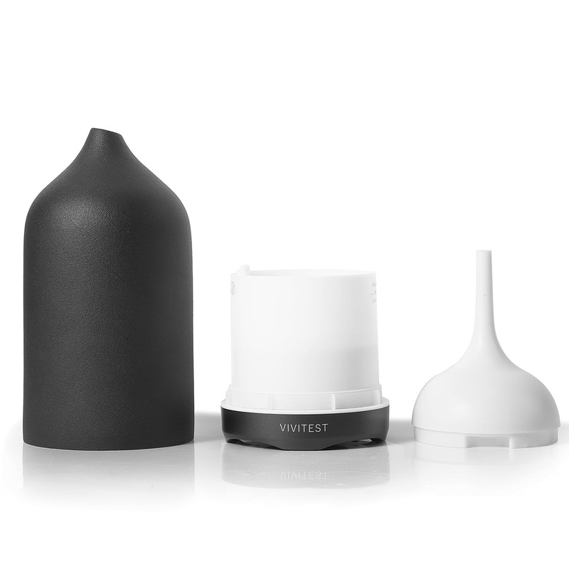 VIVITEST Diffusers for Essential Oils,Stone Oil Diffuser,Ceramic Essential Oil Diffusers