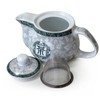 GDLK Porcelain Teapot 500ml With Stainless Steel Filter Tea Pot