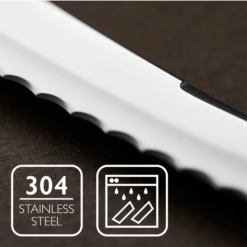 Gense Old Farmer Classic Steak Fork 7.75" Wood/Steel