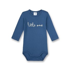 Sanetta Long-Sleeved Bodysuit Blue | High Quality and Sustainable Bodysuit for Boys Made of Organic Cotton Baby Bodysuit, blue
