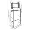 ACNAO Laundry Room Shelf, 3-Tier Adjustable Washing Machine and Dryer