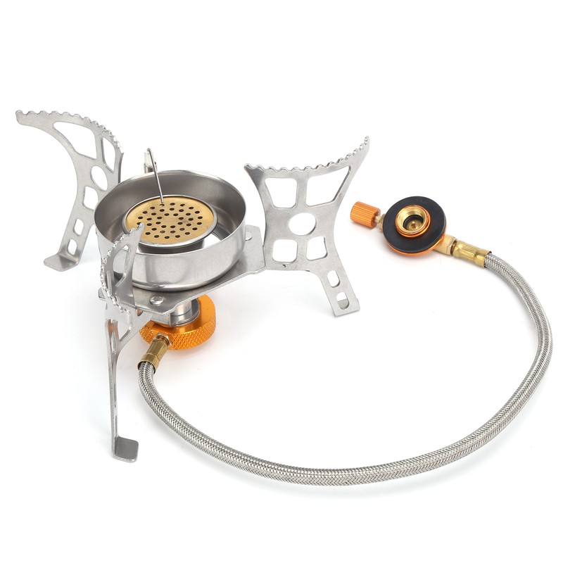 Camping Stove Portable Aluminum Alloy Stainless Steel Practical Outdoor Cooking