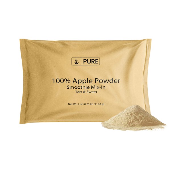 Apple Powder (4 oz) Non-GMO, Made from Juice, Drink &