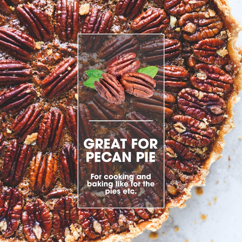 Raw Pecans Halves, 44oz (2.75 Pounds) Compares to Organic, NO