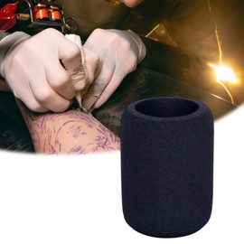 TENOL 5 Pieces Tattoo Pen Covers Anti Slip Portable Sponge Covers Grip Sleeves Foam Covers Comfortable Tattooing Accessories, M