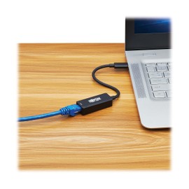 Tripp Lite USB-C to RJ45 Gigabit Ethernet Network Adapter Up to 2.5 Gigabits Per Second Network Speed - Windows, macOS, Chrome & Linux Widely Compatible - USB 3.2 Gen 1, 3-Year Warranty (U436-06N-2P5)