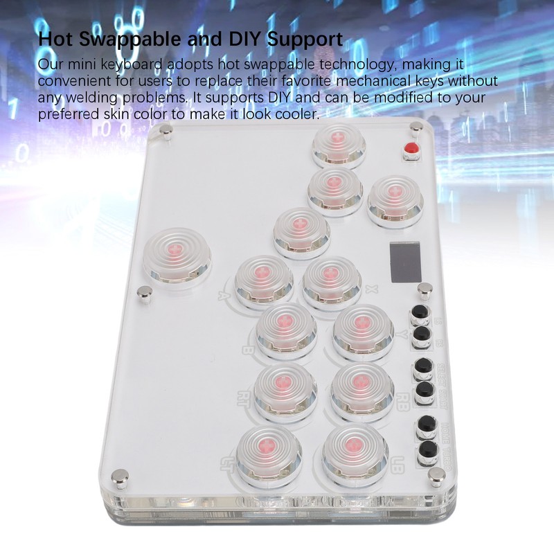 Arcade Stick 13 Keys All Button Arcade Controller with Custom