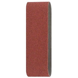 Bosch Accessories 2609256191 Sanding Belts for Belt Sanders 60 x 400 mm Grit Size 150 Pack of 3 Sheets Red
