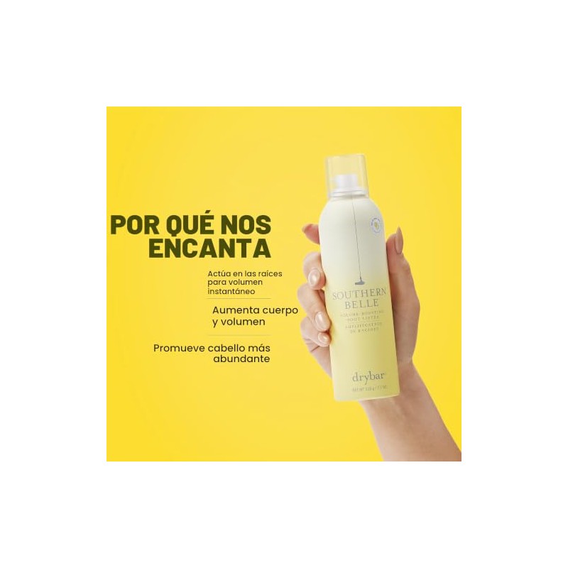 Drybar Southern Belle Voluminizador de Raiz, Amarillo, 227 ml