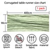 Cheese Cloth Table Runner, Sage Green, Muslin Table Runner, Wedding,