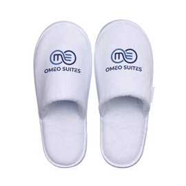 OMEO Spa Slippers - Soft, Non-Slip, Washable Cotton Slippers for Men and Women - Disposable Guest Slippers for Home, Hotel, and Wedding Use