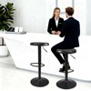 KBISHTIE Adjustable Bar Stools Set of 2, Backless Swivel Round