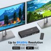 PVBCTCSID HDMI Displayport KVM Switch 3 PC 2 Monitors 8K60Hz