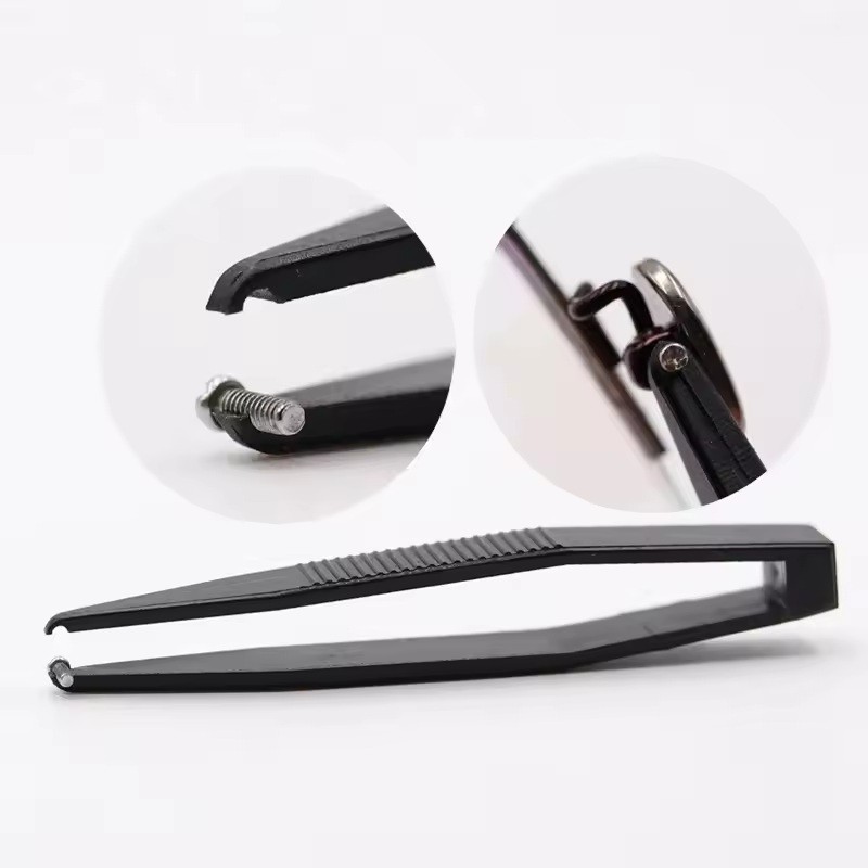 Assorted Eyeglass Repair Kit with Screws, Nose Pads, Screwdrivers and