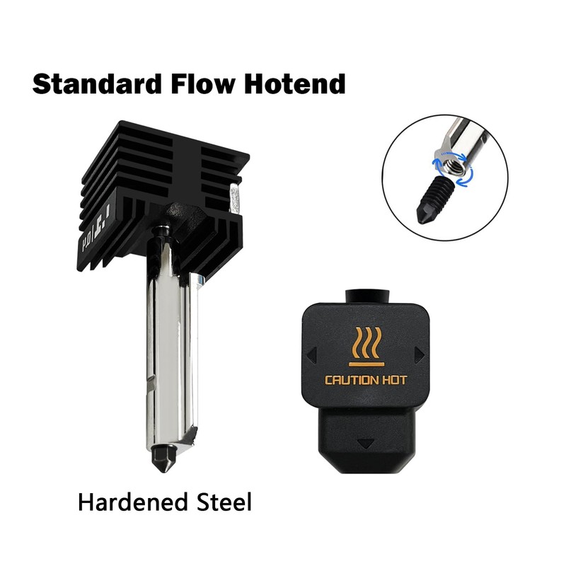 RugooSpink 2PK 0.6MM Hotend for P2S/X2D/H2D/H2S Hotend Hardened Extruder Hot