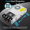 NUOWEIDE Adjustable 0-48V Power Supply 12.5A 600W, 110V AC to