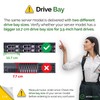 WORKDONE 3.5 Inch Hard Drive Caddy Tray - Compatible with