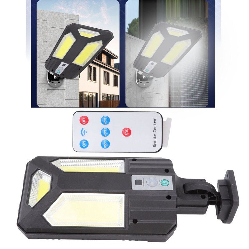 Solar Wall Light IP65 Waterproof 3000LM 2400MAH Battery Motion Sensor