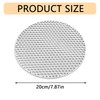 One Piece Stainless Steel Barbecue Grill Mesh Multifunctional Round Grill