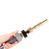 3/4" Brass Garden Hose Shut Off Valve,1-Way Restricted-Flow Water Shut-Off,