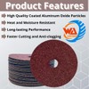 WA 25PACK - 5" X 7/8" inch 36 Grit Aluminum