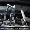 AIRTOON 7-Piece 3/8 Inch Drive Magnetic Swivel Spark Plug Socket