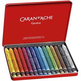 Caran d'Ache Classic Neocolor II Water-Soluble Pastels, 15 Colors