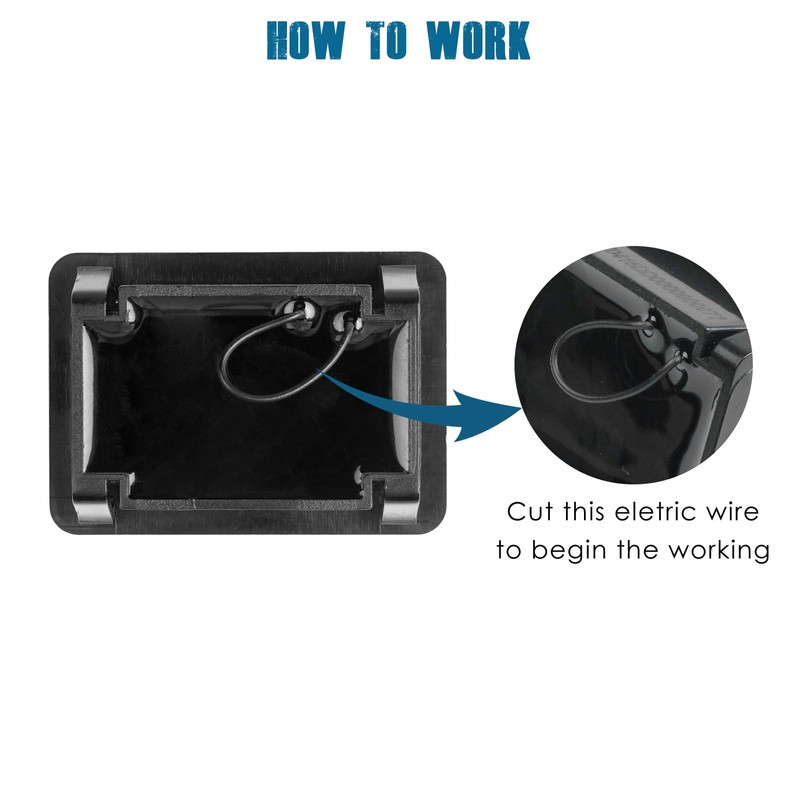 Runleader Digital Mini Vibration Activated Operating Hour Meter with Accelerometer,