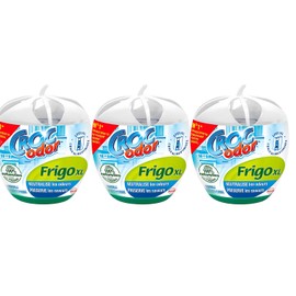 Croc Odor Fridge Deodoriser XL 140g Pack of 3 | Fridge Freshener for Odour Removal | Neutralises Strong Fridge Smells | Long-Lasting Freshness | Food Safe Fridge Odour Absorber for Clean Storage