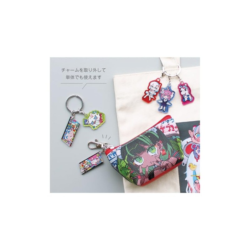 Tees Factory Terada Terada TD-5546361CH 3 Charm Keychain chroma Approx.