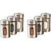 Morning Place Stainless Steel Condiment Can Set, Seasoning Container Set,