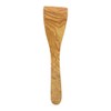 HOFMEISTER® Spatula with Curved Head and Typical Olive Wood Grain
