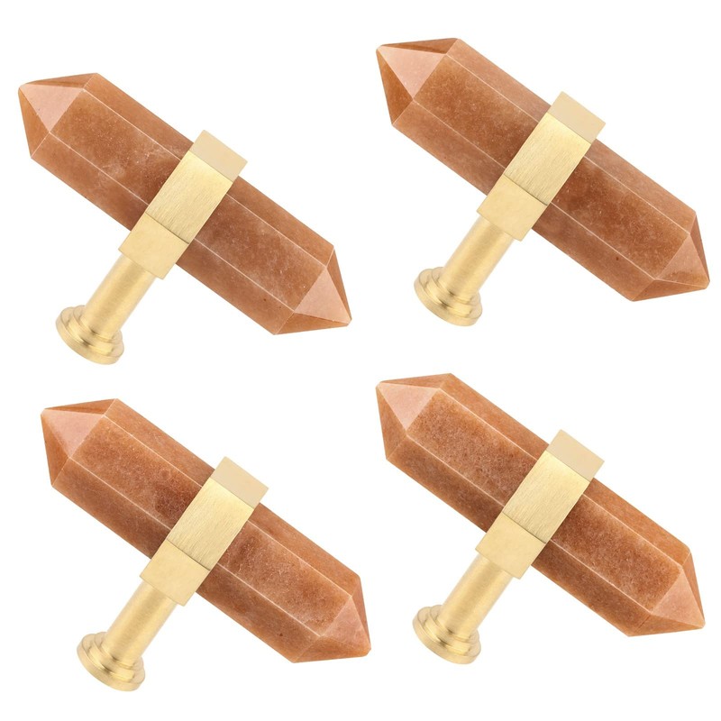 KYEYGWO Pack of 2 Red Aventurine Healing Stone Dot Furniture